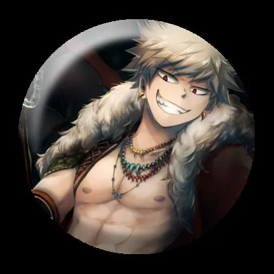 1 шт. 58 мм значок Аниме Boku no Hero Академия Bakugou Katsuki OCHACO URARAKA все могут быть