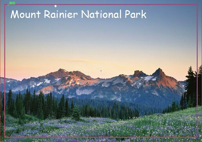 Дорожные магниты для холодильника 78*54 мм крепление рейнира национальный парк США