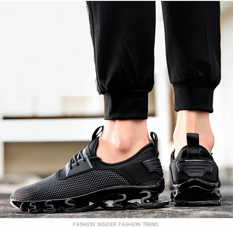 

Hot sale 2019 New Trend Spring Summer Running Shoes Men Sneakers Breathable Shoes Male Sport Outdoor walking shoes Plus size 47