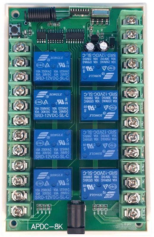 

Беспроводной пульт дистанционного управления Xuanlongyuan 8 каналов 315/433 МГц