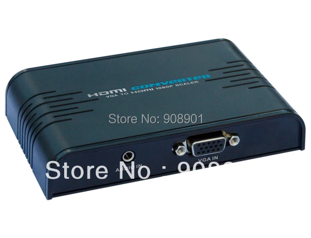 Бесплатная доставка Новинка 3 5 мм аудио VGA к HDMI ноутбук ПК 1080P видео конвертер с