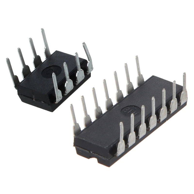 10 x LM324N низкая мощность Quad DIP 14 операционный усилитель. И 10x LM358N низкомощный 8