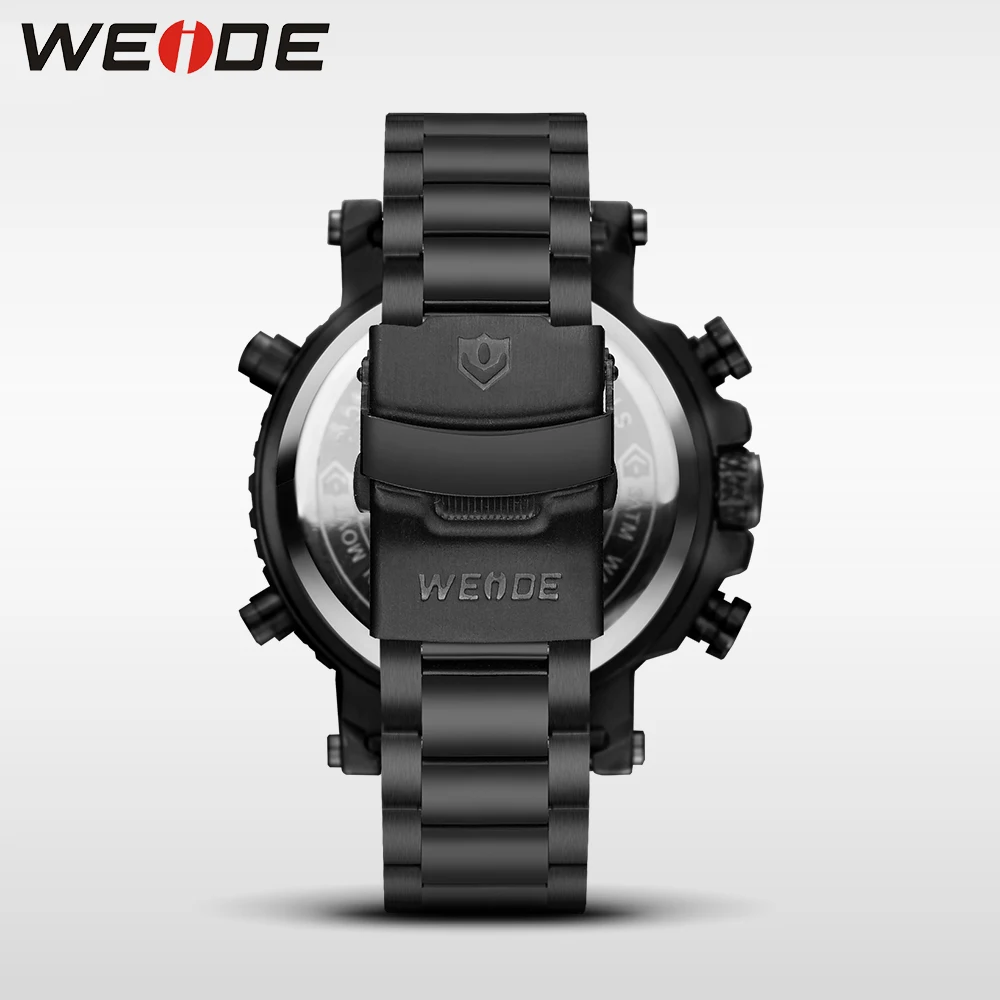 WEIDE подлинные роскошные брендовые часы спортивные дисплей недели из нержавеющей