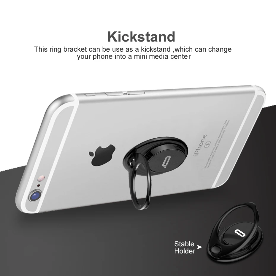 Палец телефон кольцо держатель 360 градусов Магнитный подставка для iphone samsung Xiaomi