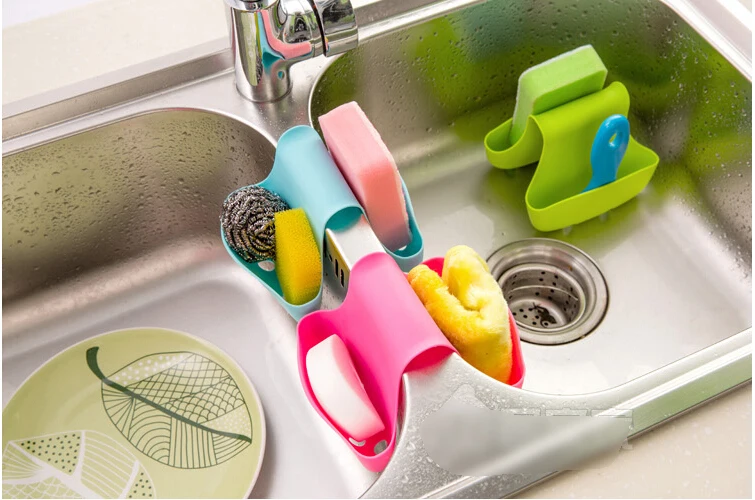 Губка для кухонной раковины сушилка слива двойная корзина мусора органайзер