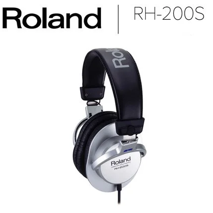 Стереонаушники Roland серебристые с микросхемами в стиле сделай сам|headphone headphone|silver