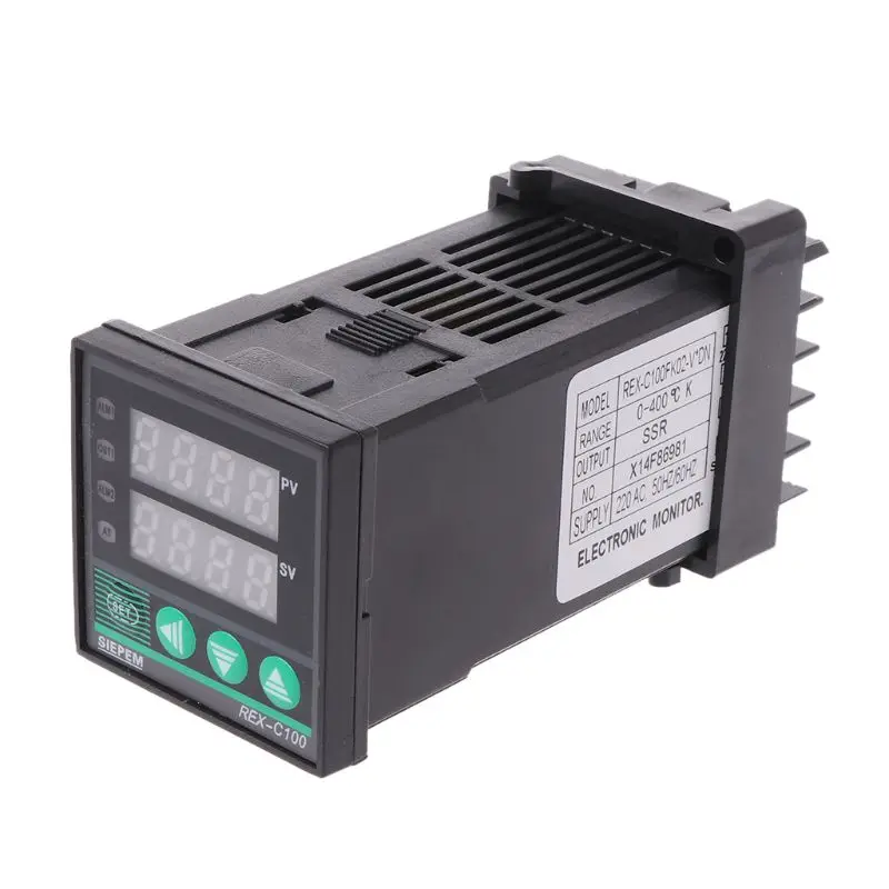 PID цифровые Температура контроллер REX C100 от 0 до 400 градусов к Тип Вход SSR