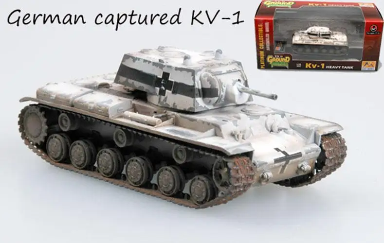 KV 1 редкий немецкий захватывающий советский тяжелый снежный камуфляж танк 1: 72