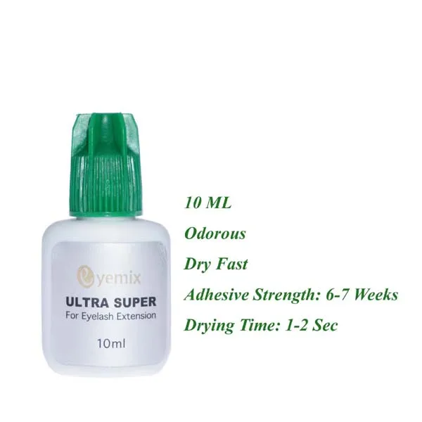 Клей для наращивания ресниц ультра супер клей 10 мл быстро сохнет держать 50 дней |