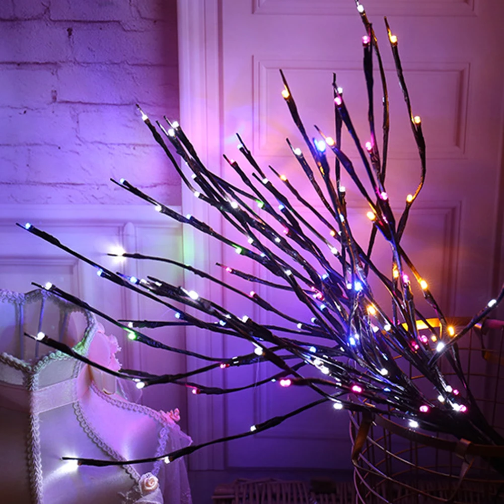 

Coquimbo 20 Bulbs LED Willow Branch Lamp Battery Powered 5 PCS/set Home Decoration LED Night Lamp