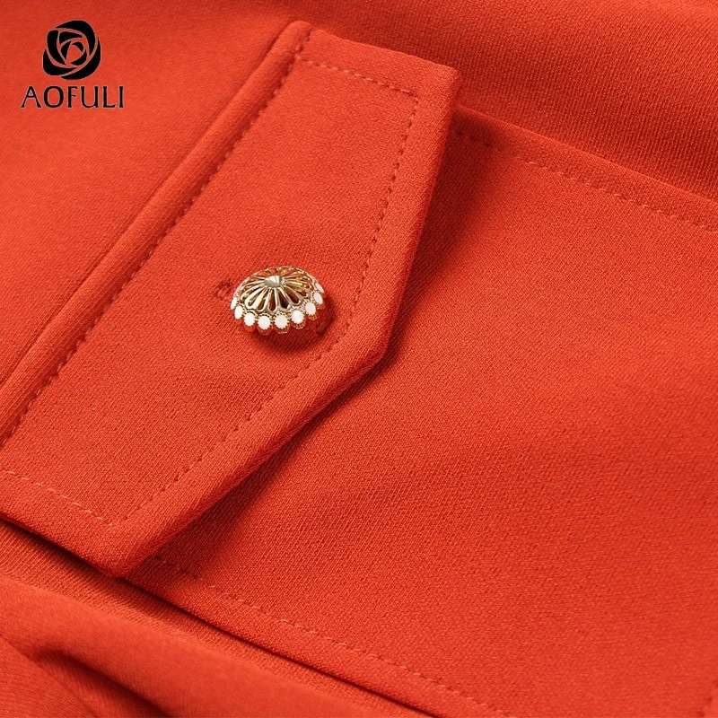 M ~ 4XL 5XL Женские платья рубашки с длинным рукавом осенние однобортные карманами