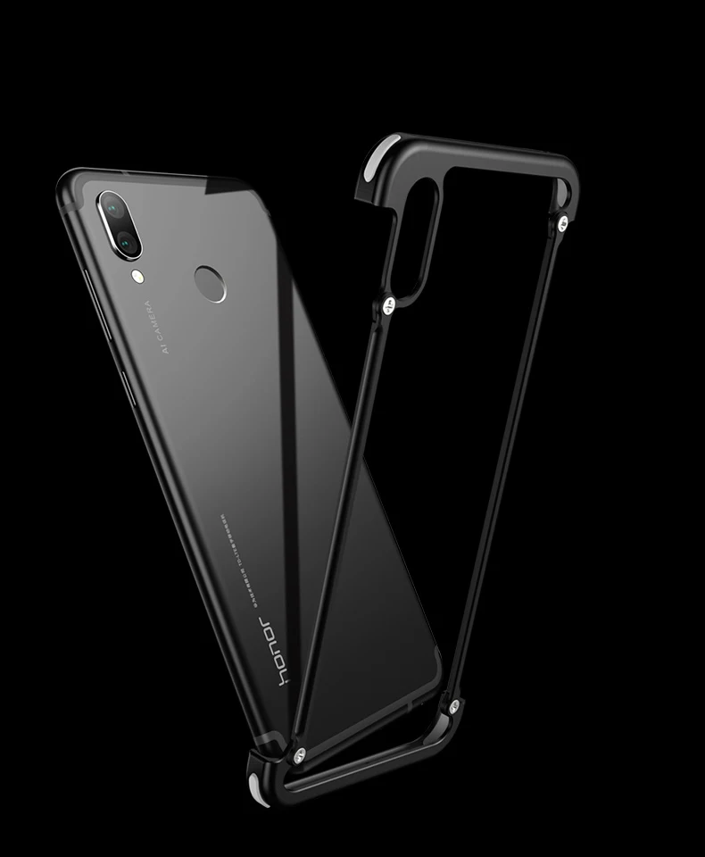 Oatsbasf Алюминиевый металлический бампер чехол для huawei Honor Play модная Роскошная подушка безопасности Защита от падения Чехол Honor Play бампер