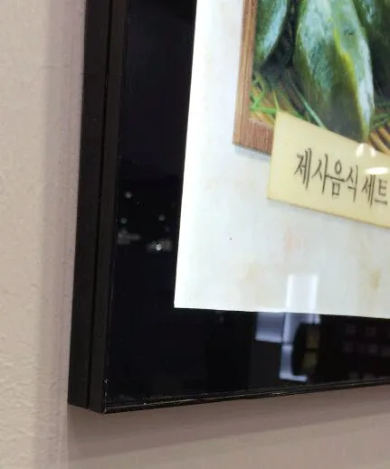 7PCSXA2 быстро Еда ресторанного меню Дисплей системы 16 мм Толщина Алюминий профиль