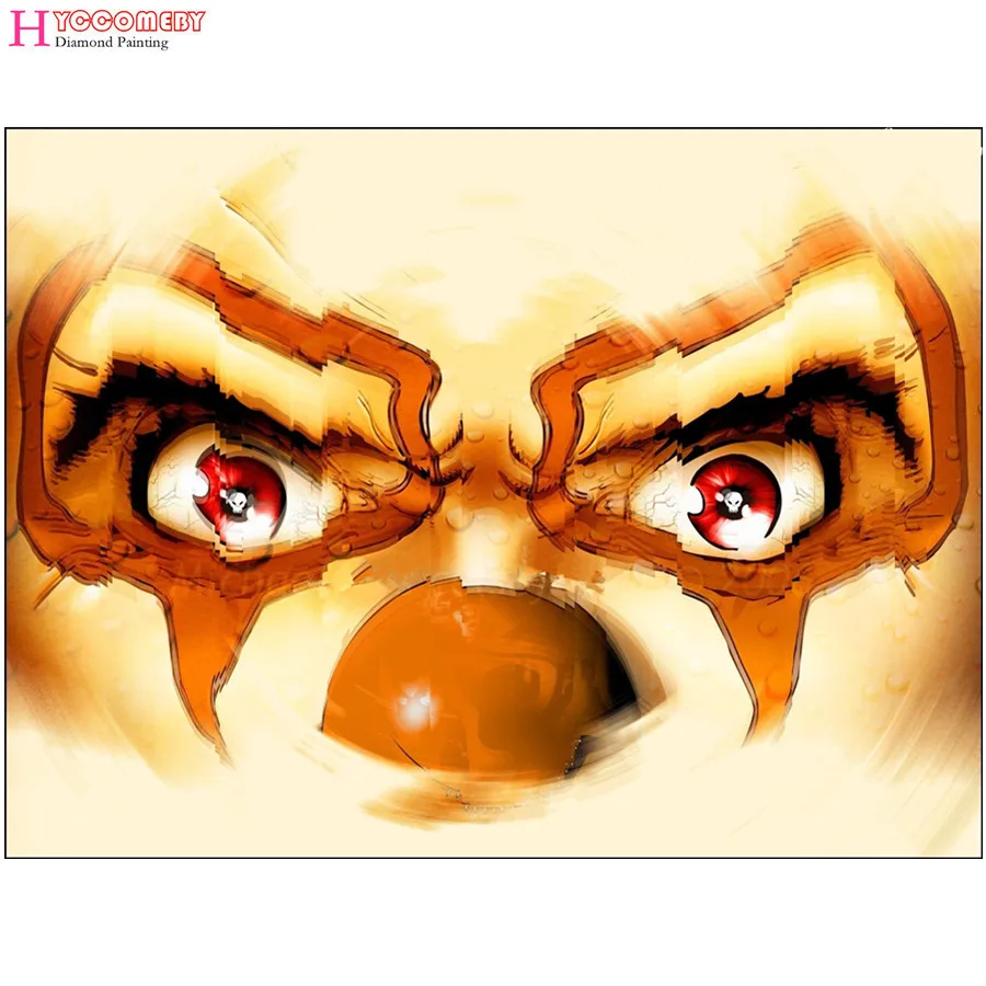 Алмазная вышивка крестиком люди темные \ клоуны террор 5d diy картины для алмазной
