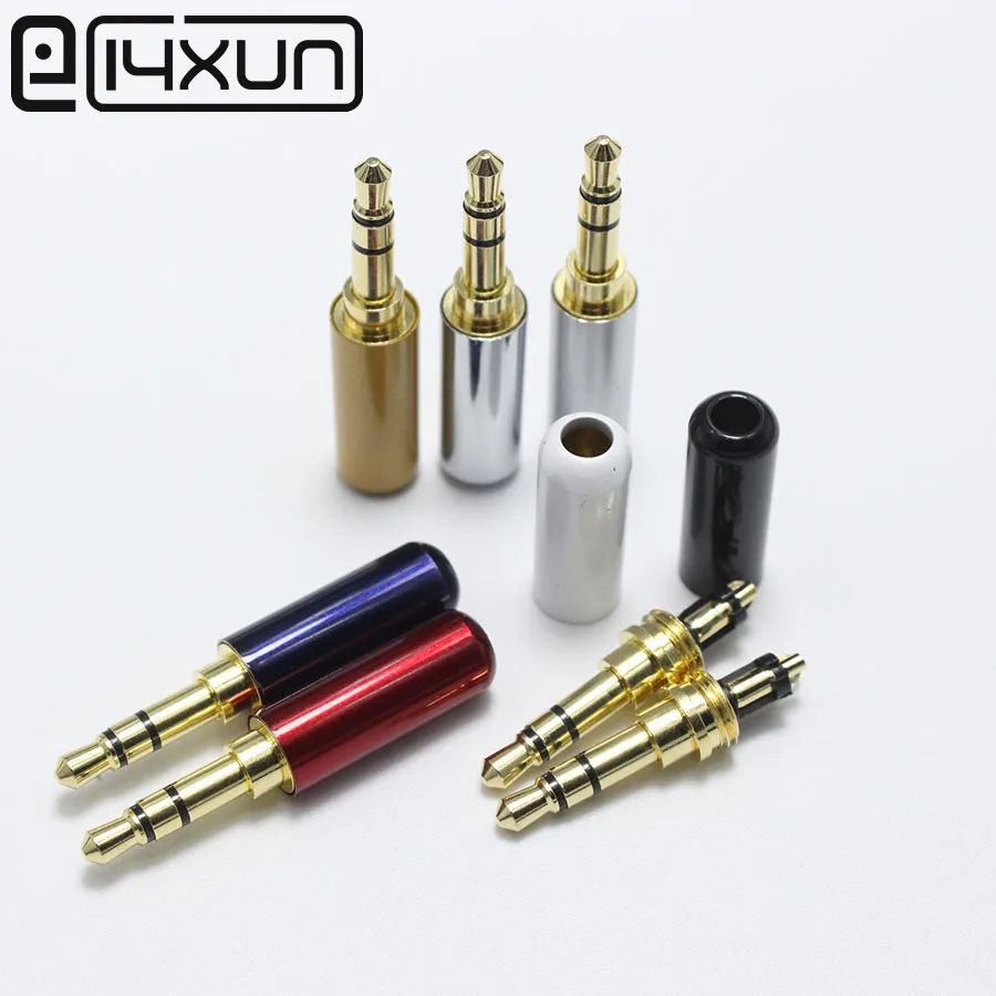 10 шт. 3 5 мм RCA разъем аудио полюса позолоченный адаптер для наушников DIY стерео