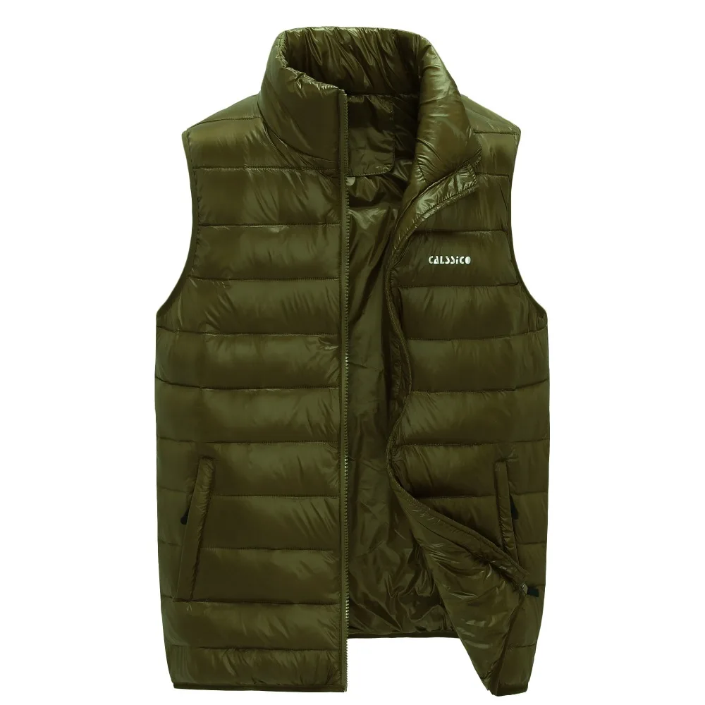 Hot sale men's vests windproof and thermal down vest high quality | Мужская одежда