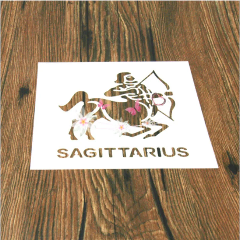 1 шт. многоразовый трафарет в форме Стрельца|Трафареты| |