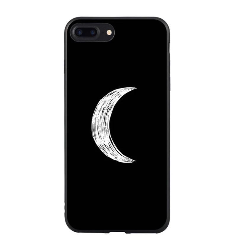 Силиконовый чехол для кошки Чехол iPhone 7 Plus 8 X 10 6 6s 5 5S SE Moon Soft Capinha S |