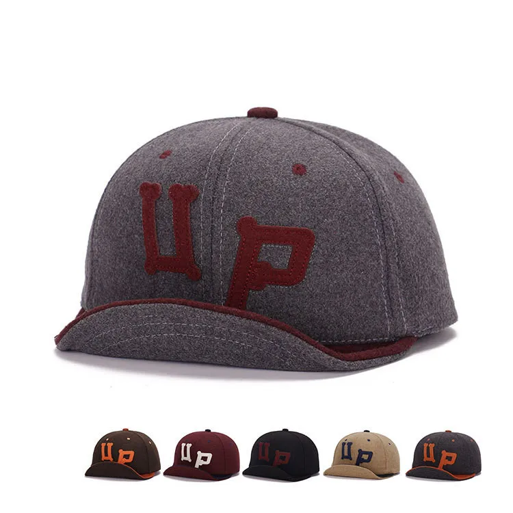 Теплые бейсбольные кепки Снэпбэк Шапки старинный Gorras Casquette с мягким козырьком