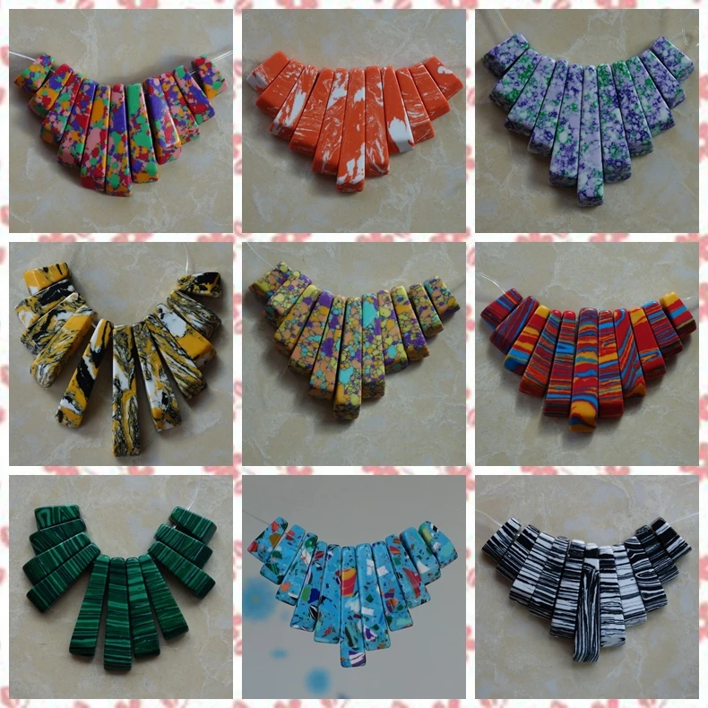 11 шт. (1 комплект) Радужный камень подвеска бисер ювелирное ожерелье|stone pendant|necklace