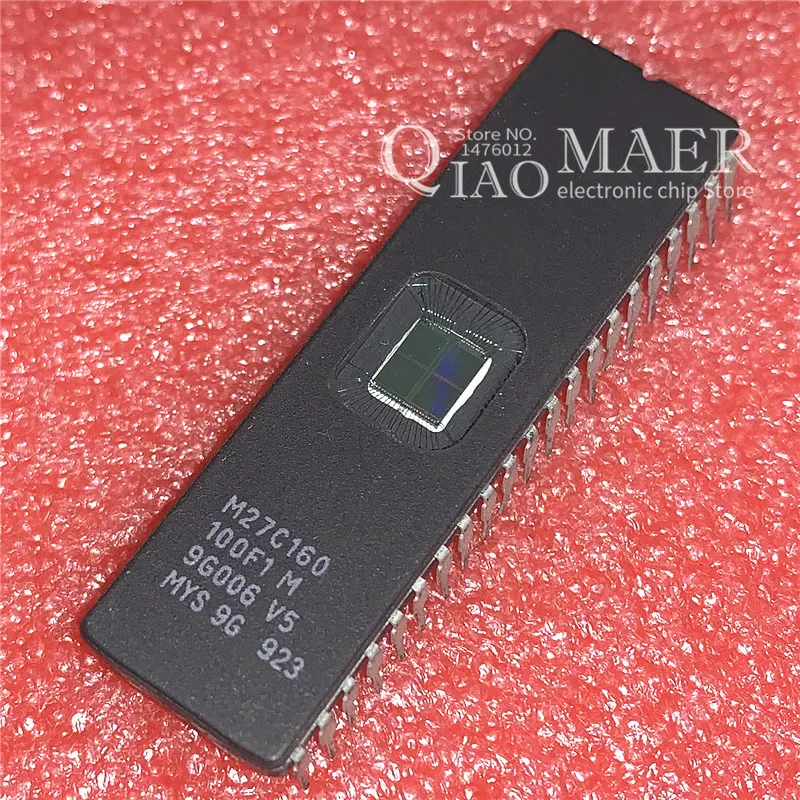 5 шт./лот M27C160 100F1 27C160 Крис 120F1 50F1 CDIP42 IC 1 M X 16 UVPROM 100 ns CDIP42|Интегральные схемы| |