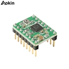 Шаговый Драйвер A4988, модуль шагового двигателя с радиатором для запчастей 3D-принтера