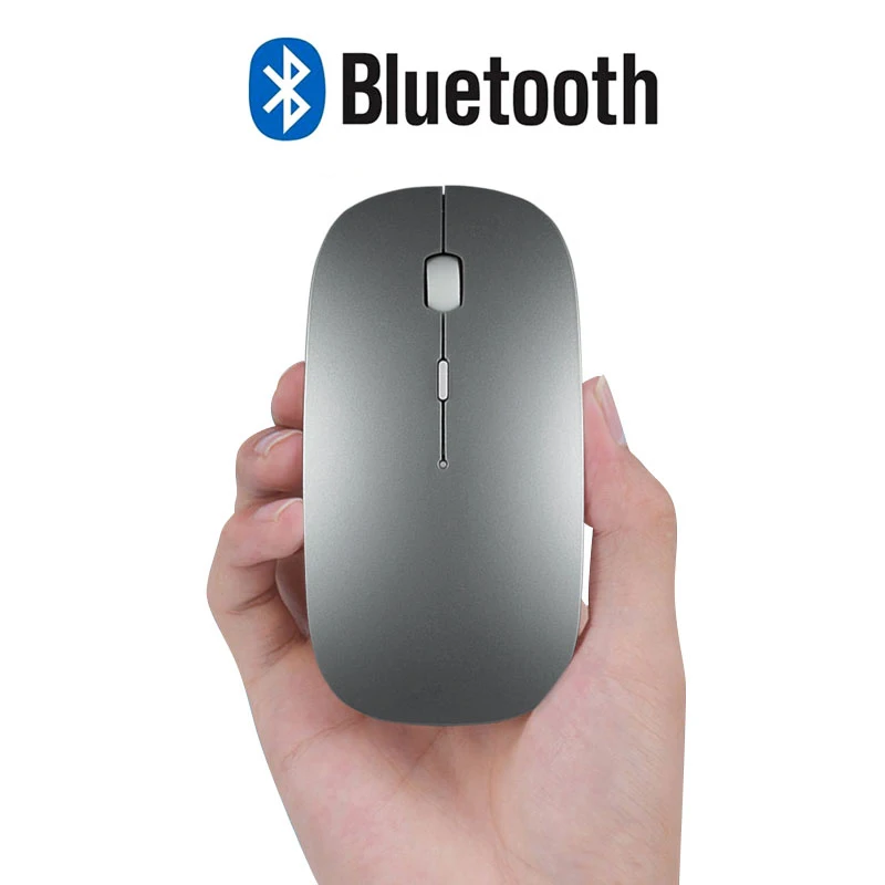 Bluetooth Мышь для MacBook Air Pro, для Win10/Mac ноутбук Беспроводной Мышь Перезаряжаемые Mute Тихая оптическая Мышь