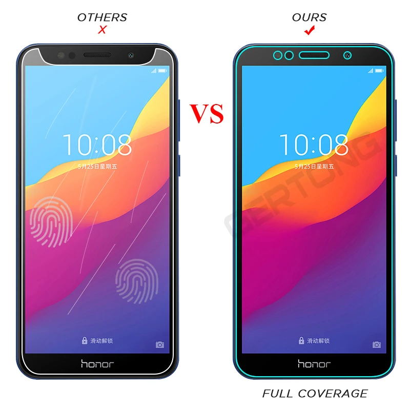 Закаленное стекло для Huawei Honor 7C 7A Pro 5 99 7 45 защитная пленка прозрачное