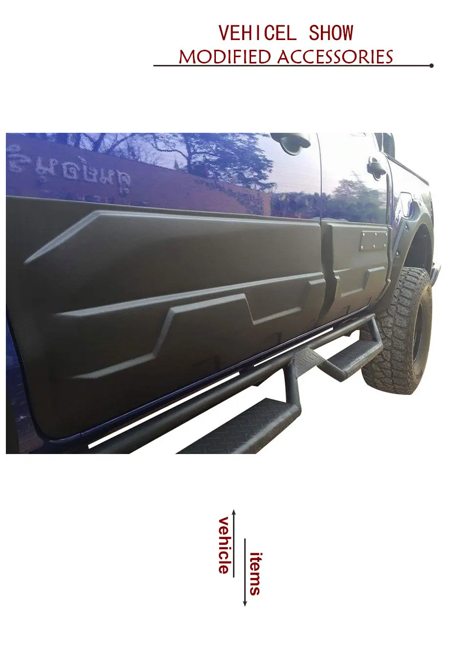 6 шт./компл. Внешняя облицовка корпуса Наборы для FORD RANGER T6 T7 2012- Wildtrak кабина с двумя рядами