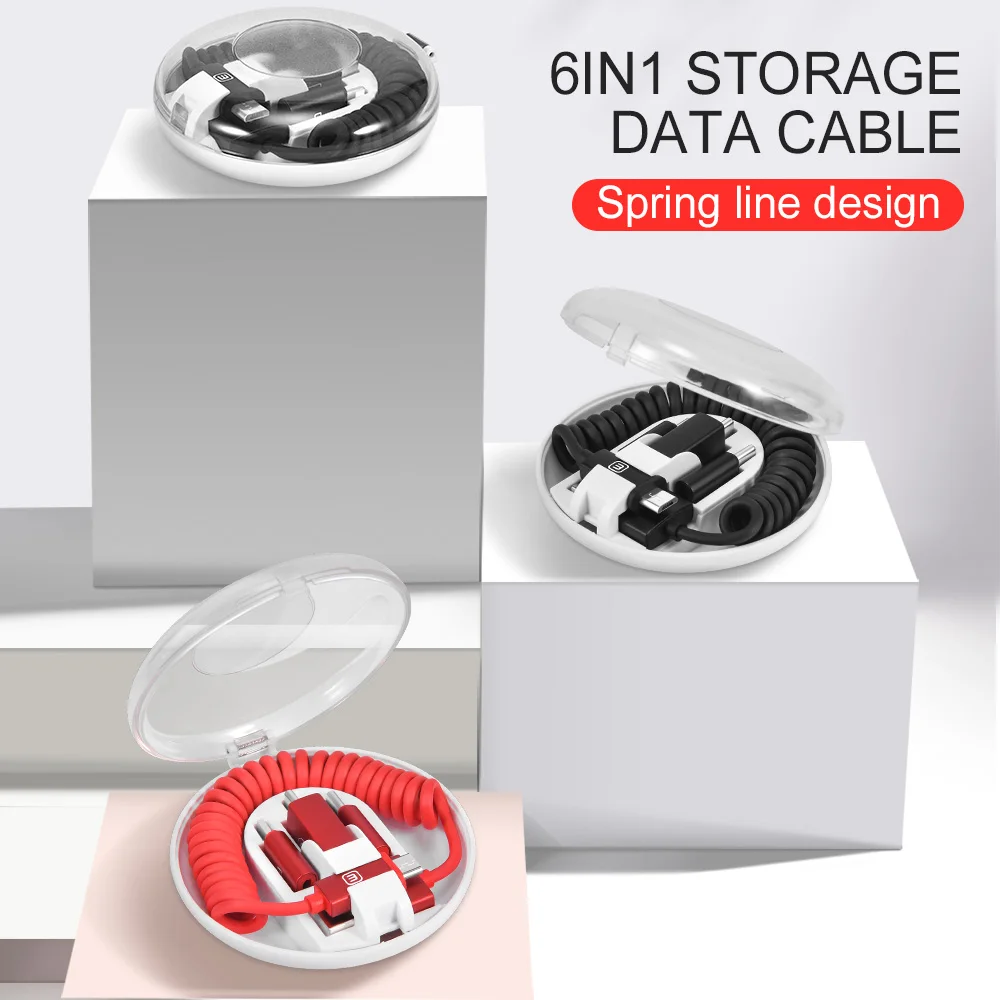 

Oatsbasf USB Cable For iPhone7 8 XS X XR Charger 3 in 1 for Android USB Type C Mobile Phone Samsung S9 S8 xiaomi Charger Cord