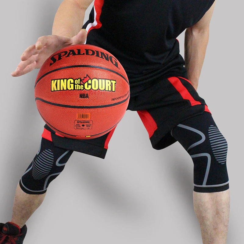 Высокие эластичные сапоги до колена Поддержка Для мужчин штанины Баскетбол