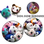 12 см милые плюшевые сжимаемые медленно поднимающиеся вспененные мягкие игрушки для сжимания животных мягкие очаровательные сжимаемые игрушки из искусственной кожи для снятия стресса детская игрушка