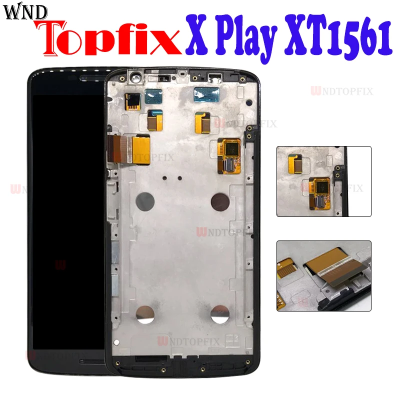 Для 5 &quotMotorola Moto X Play XT1561 XT1562 XT1563 ЖК дисплей сенсорный экран дигитайзер для LCD с