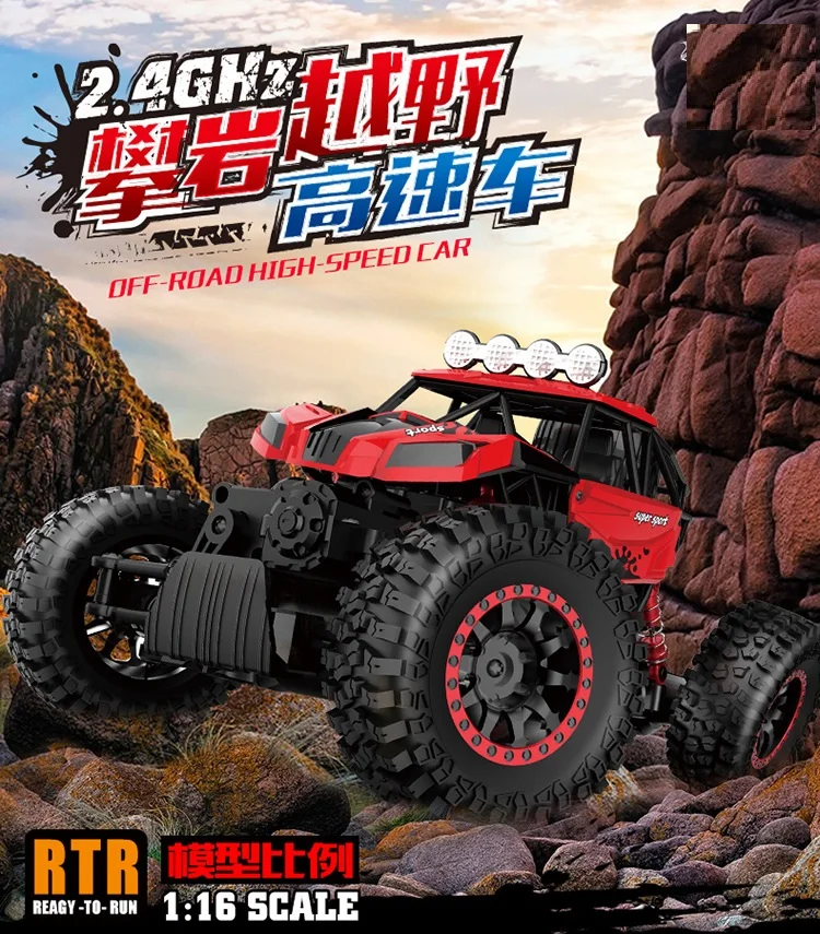 Новый RC автомобиль 4WD 2 4G 20 км/ч высокая скорость гоночный скалолазание