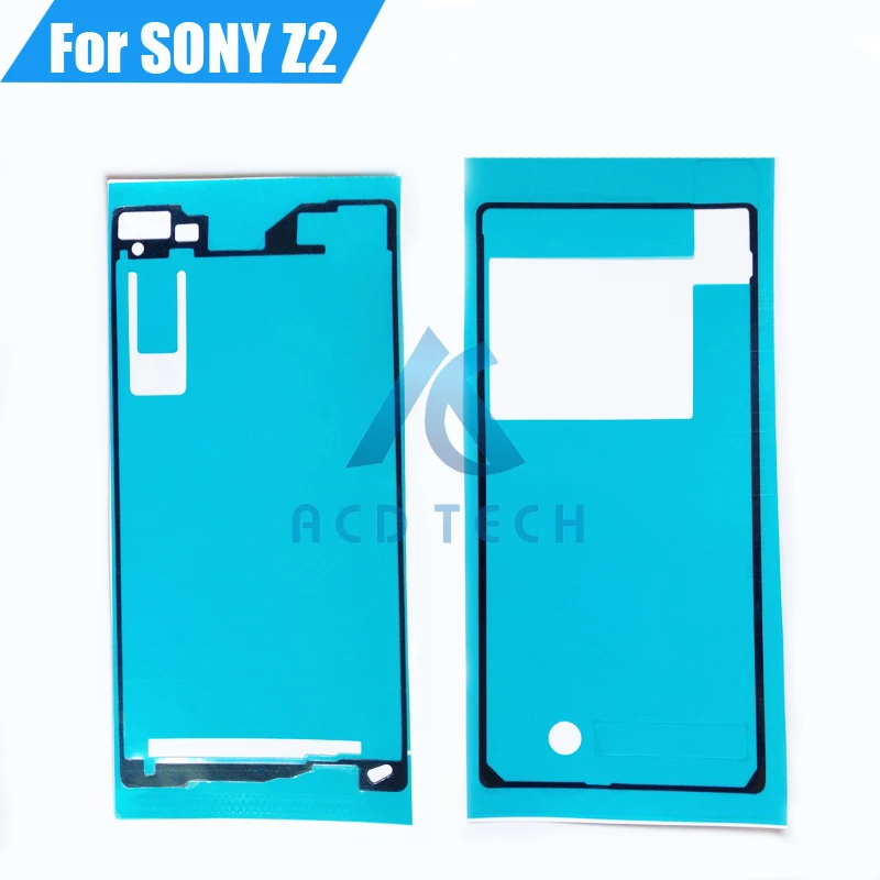 AAA Nuovo LCD Frontale Telaio Coperchio Della Batteria Set Completo Impermeabile Autoadesivo Adesivo per Sony Xperia Z2 L50W