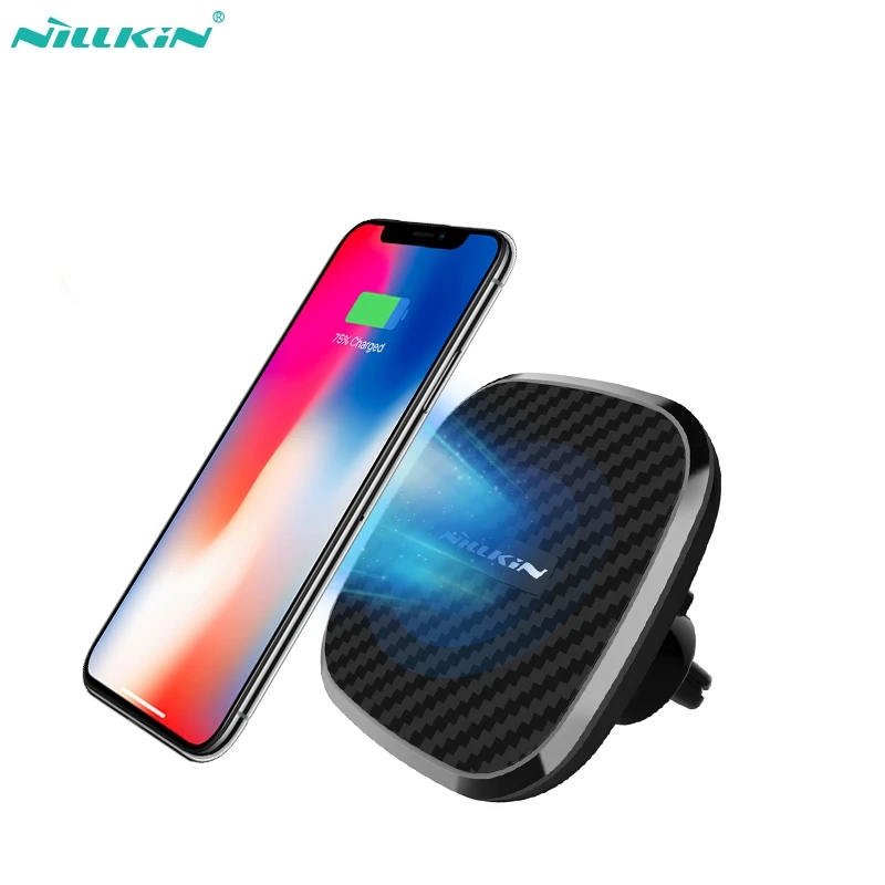 

Nillkin 10W Fast Wireless Car Charger Qi Magnetic Mount for iPhone 11 Xs Max X Xr 8 for Samsung Note 10 S10 S10+ S9 for Xiaomi