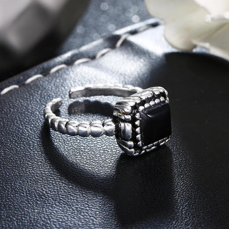 Женское кольцо стразы из тайского серебра 925 пробы в стиле ретро|jewelry gift|ring