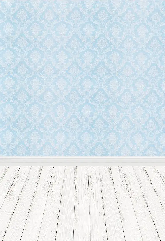 Art fabric backdrop photography background light blue Damask backdrops D-7565 | Электроника