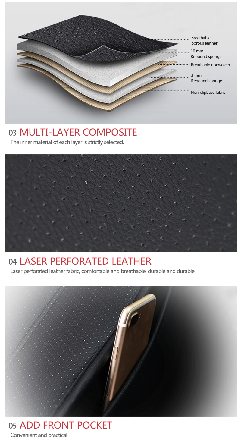 Automobiles Seat Cover Interior Auto Accessories PU Leather Car Seat Cover Four Seasons Universal Protector Seats Cushion Sets