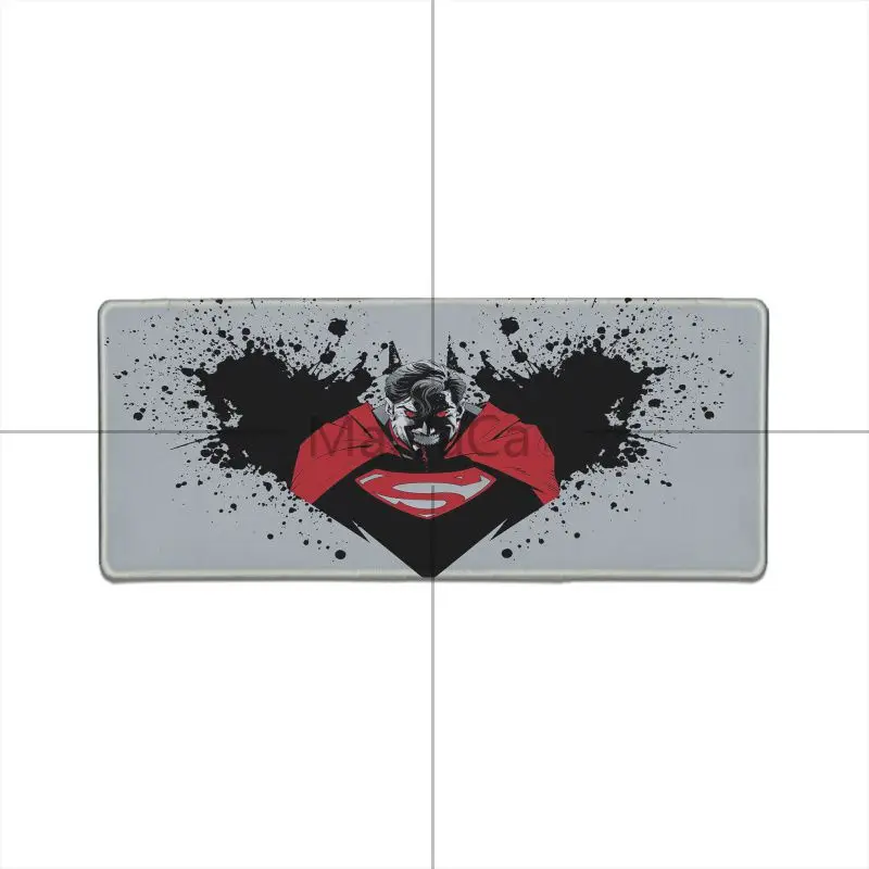 Lock Edge 40X90cm MaiYaCa Дизайн Marvel Супермен Подгонянный игровой коврик для мыши для ноутбука запирающий край резиновые большие коврики для мыши - Цвет: Lock Edge 40X90cm