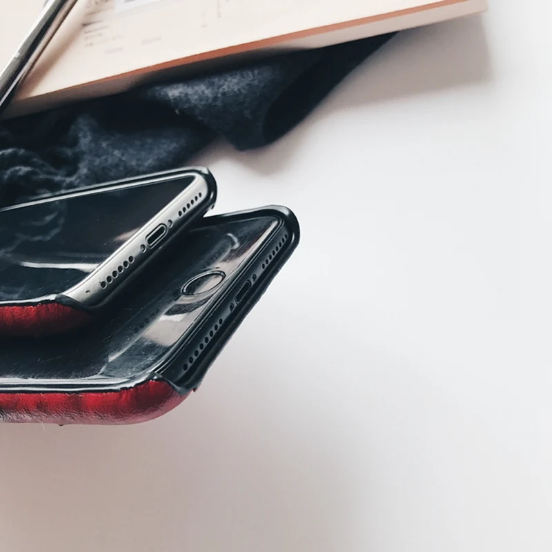Чехол Ostrich из искусственной кожи для iphone 12 Pro Max Mini 11 11Pro XS XR 6 6S 8 plus 7 8|Бамперы| |