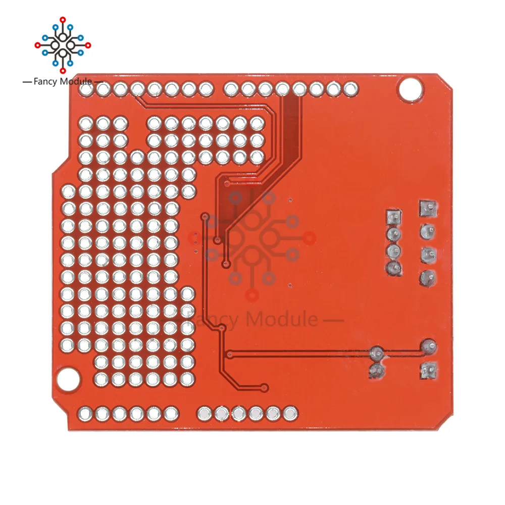 Плата драйвера шагового двигателя L298P 2A DC двухканальный экран для светодиодного