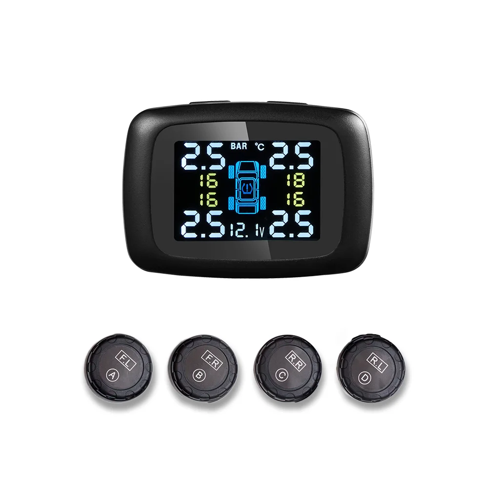 Прикуриватель TPMS Автомобильная солнечная энергия умная беспроводная система
