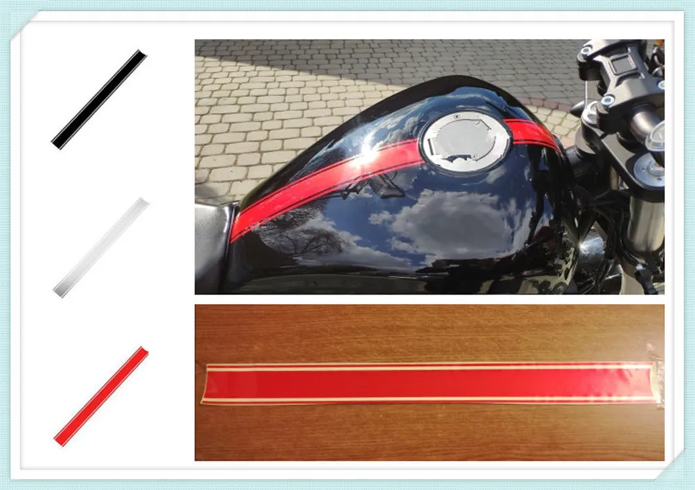 Светоотражающая наклейка для топливного бака Kawasaki NINJA 300 250R ZX636R ZX6RR 400R 50