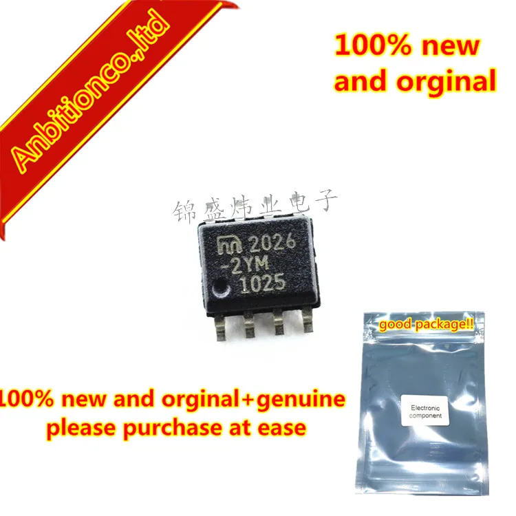 10 шт. 100% новый и оригинальный MIC2026 2YM 2BM SOP8 двухканальный распределительный