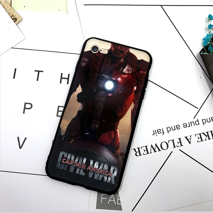 SKEROS CIVIL WAR Капитан Америка ТПУ мягкий чехол для телефона iPhone X 5 5S Se 6 S 7 8 Plus # ta126 |
