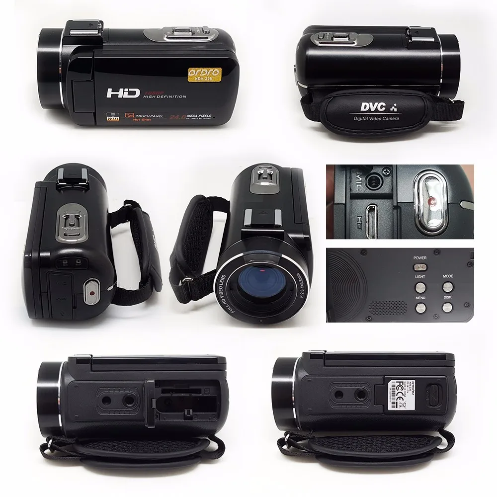 Профессиональная цифровая видеокамера Max 24mp с 16 кратным цифровым зумом 1080P DV