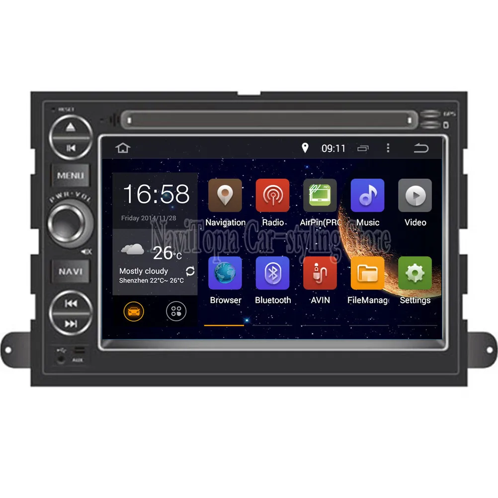 Ectwodvd Восьмиядерный/четырехъядерный Android 9 0 автомобильный DVD для Ford Mustang 2007 2009 Escape