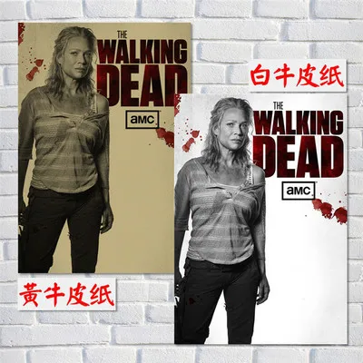Ходячие мертвецы/крафт-бумага/наклейки на стену/постер для бара/кафе/ретро-плакат/декоративная живопись