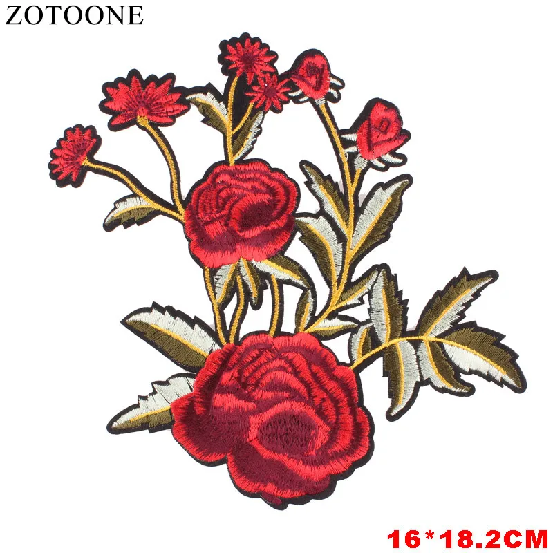 ZOTOONE с цветочным узором и надписями значки сердца нашивки полосками для одежды